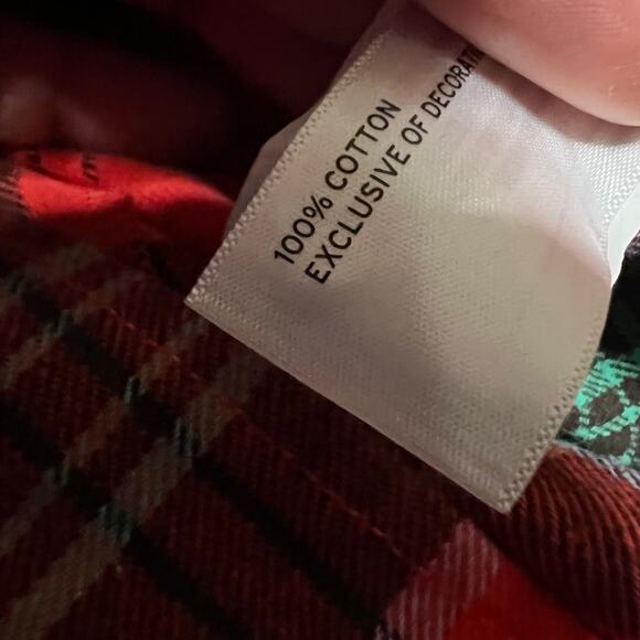 Duluth Trading Flannel Shirt Womens XL Free Swingin Tunic Plaid 72900 Pockets - Picture 6 of 9